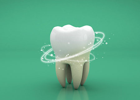 しみにくい薬剤で歯を強化できる